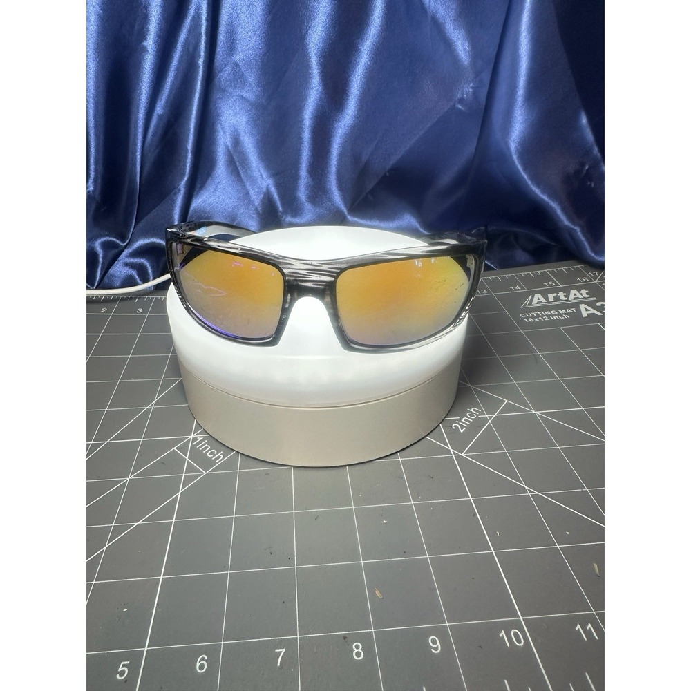 Pelagic Polarized Sunglasses Translucent Black Frames Blue Mirror Made In Italy